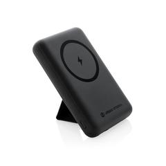 Vue Powerbank 5000mAh en plastique recyclé RCS Urban V Los Altos de couleur noir| Krokrodeal
