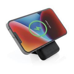 Vue Powerbank 5000mAh en plastique recyclé RCS Urban V Los Altos de couleur noir| Krokrodeal
