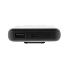 Vue Powerbank 5000mAh en plastique recyclé RCS Urban V Los Altos de couleur noir| Krokrodeal