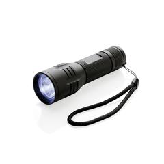 Vue Lampe torche CREE 3 W medium de couleur noir| Krokrodeal