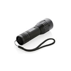 Vue Lampe torche CREE 3 W medium de couleur noir| Krokrodeal