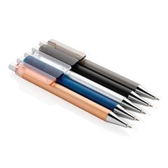 Vue Stylo X8 finition métallique de couleur gris| Krokrodeal
