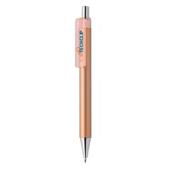 Vue Stylo X8 finition métallique de couleur marron| Krokrodeal