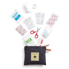 Vue VINGA Kit de premiers secours Asado de couleur noir| Krokrodeal