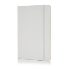 Vue Carnet A5 à couverture rigide de couleur blanc| Krokrodeal
