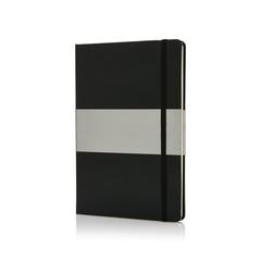 Vue Carnet A5 à couverture rigide de couleur noir| Krokrodeal
