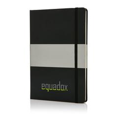 Vue Carnet A5 à couverture rigide de couleur noir| Krokrodeal