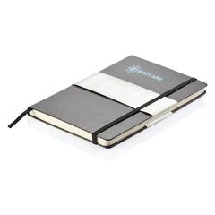 Vue Carnet A5 à couverture rigide de couleur noir| Krokrodeal