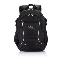 Vue Sac à dos pour ordinateur portable Denver de couleur noir| Krokrodeal
