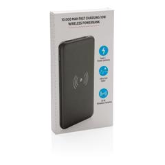 Vue Batterie 10.000 mAh avec Power Delivery et induction 10W de couleur gris| Krokrodeal