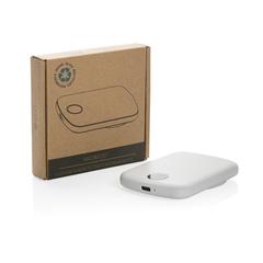 Vue Powerbank magnétique 5000mAh en plastique RCS MagBoost de couleur blanc| Krokrodeal