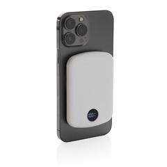 Vue Powerbank magnétique 5000mAh en plastique RCS MagBoost de couleur blanc| Krokrodeal