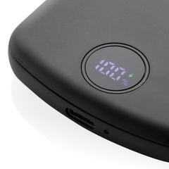 Vue Powerbank magnétique 5000mAh en plastique RCS MagBoost de couleur noir| Krokrodeal