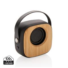 Enceinte fashion en bambou 3W publicitaire pas cher