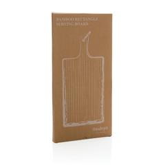 Vue Planche de service rectangulaire en bambou Ukiyo de couleur marron| Krokrodeal