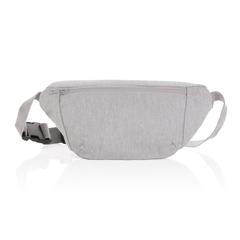 Vue Sac banane en toile recyclée et non teintée Impact AWARE™ de couleur gris| Krokrodeal