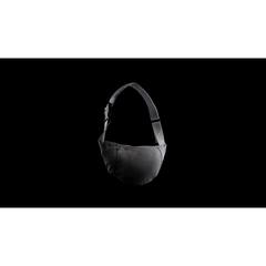Vue Sac banane en toile recyclée et non teintée Impact AWARE™ de couleur gris| Krokrodeal