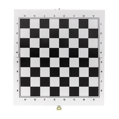 Vue Jeu de société 3 en 1 dans une boîte en bois de couleur blanc| Krokrodeal