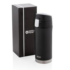 Vue Mug Swiss Peak Elite de couleur noir| Krokrodeal