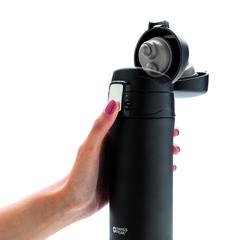 Vue Mug Swiss Peak Elite de couleur noir| Krokrodeal