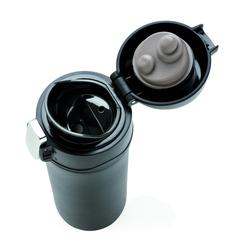 Vue Mug Swiss Peak Elite de couleur noir| Krokrodeal