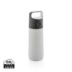 Vue Bouteille d'eau étanche Hydrate de couleur blanc| Krokrodeal