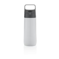 Vue Bouteille d'eau étanche Hydrate de couleur blanc| Krokrodeal