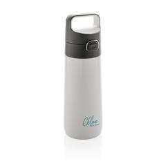 Vue Bouteille d'eau étanche Hydrate de couleur blanc| Krokrodeal