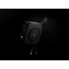 Vue Chargeur universel 5 en 1 Urban Vitamin Saratoga de couleur noir| Krokrodeal