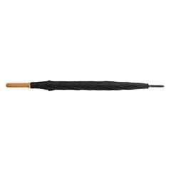 Vue Parapluie 27" en rPET et bambou ouverture auto Impact AWARE™ de couleur noir| Krokrodeal