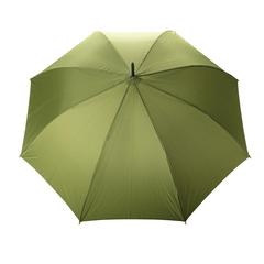 Vue Parapluie 27" en rPET et bambou ouverture auto Impact AWARE™ de couleur vert| Krokrodeal