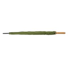 Vue Parapluie 27" en rPET et bambou ouverture auto Impact AWARE™ de couleur vert| Krokrodeal