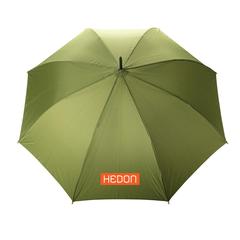 Vue Parapluie 27" en rPET et bambou ouverture auto Impact AWARE™ de couleur vert| Krokrodeal