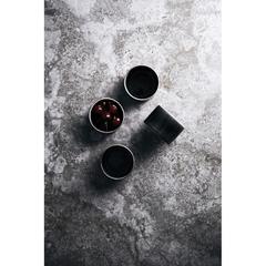 Vue VINGA Mini set de 4 bols Nomimono de couleur noir| Krokrodeal