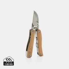 Vue Outil de jardinage multifonctions en bois de couleur marron| Krokrodeal