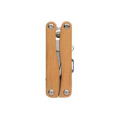 Vue Outil de jardinage multifonctions en bois de couleur marron| Krokrodeal