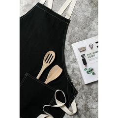 Vue VINGA Tablier Sovano de couleur noir| Krokrodeal