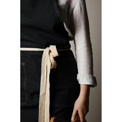 Vue VINGA Tablier Sovano de couleur noir| Krokrodeal