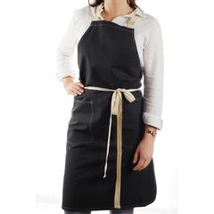 Vue VINGA Tablier Sovano de couleur noir| Krokrodeal