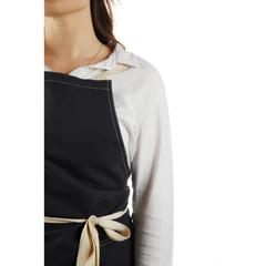 Vue VINGA Tablier Sovano de couleur noir| Krokrodeal