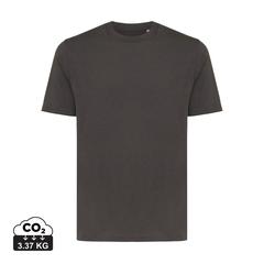 Vue T-shirt léger en coton recyclé Iqoniq Sierra de couleur gris| Krokrodeal