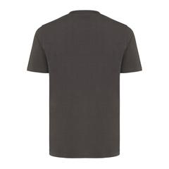 Vue T-shirt léger en coton recyclé Iqoniq Sierra de couleur gris| Krokrodeal
