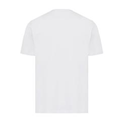 Vue T-shirt léger en coton recyclé Iqoniq Sierra de couleur blanc| Krokrodeal