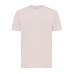 Vue T-shirt léger en coton recyclé Iqoniq Sierra de couleur rose| Krokrodeal