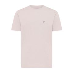 Vue T-shirt léger en coton recyclé Iqoniq Sierra de couleur rose| Krokrodeal