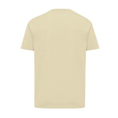 Vue T-shirt léger en coton recyclé Iqoniq Sierra de couleur jaune| Krokrodeal