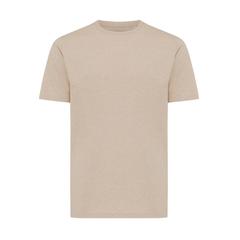 Vue T-shirt léger en coton recyclé Iqoniq Sierra de couleur marron| Krokrodeal
