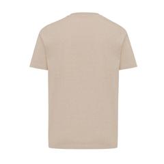 Vue T-shirt léger en coton recyclé Iqoniq Sierra de couleur marron| Krokrodeal