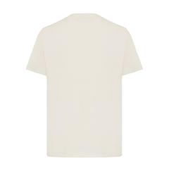 Vue T-shirt léger en coton recyclé Iqoniq Sierra de couleur beige| Krokrodeal