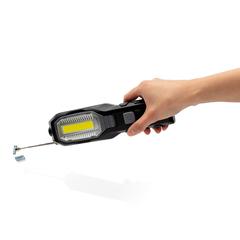 Vue Lampe de travail COB de couleur noir| Krokrodeal